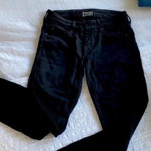 MOTHER black denim